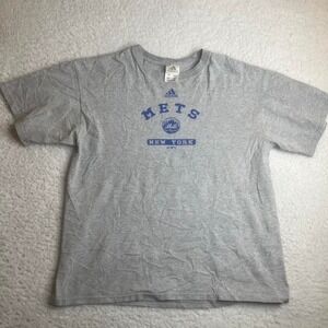 New York Mets 2005 adidas center logo tshirt mlb shea xl